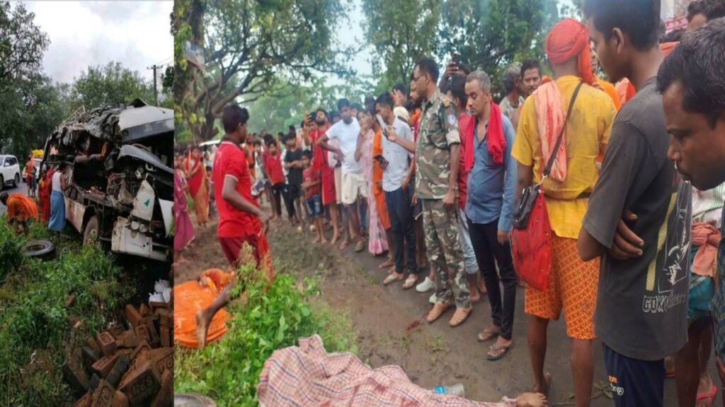 Jharkhand Bus Accident: Deoghar में Bus-Truck में भिड़ंत.18 कांवरियों की दर्दनाक मौत,