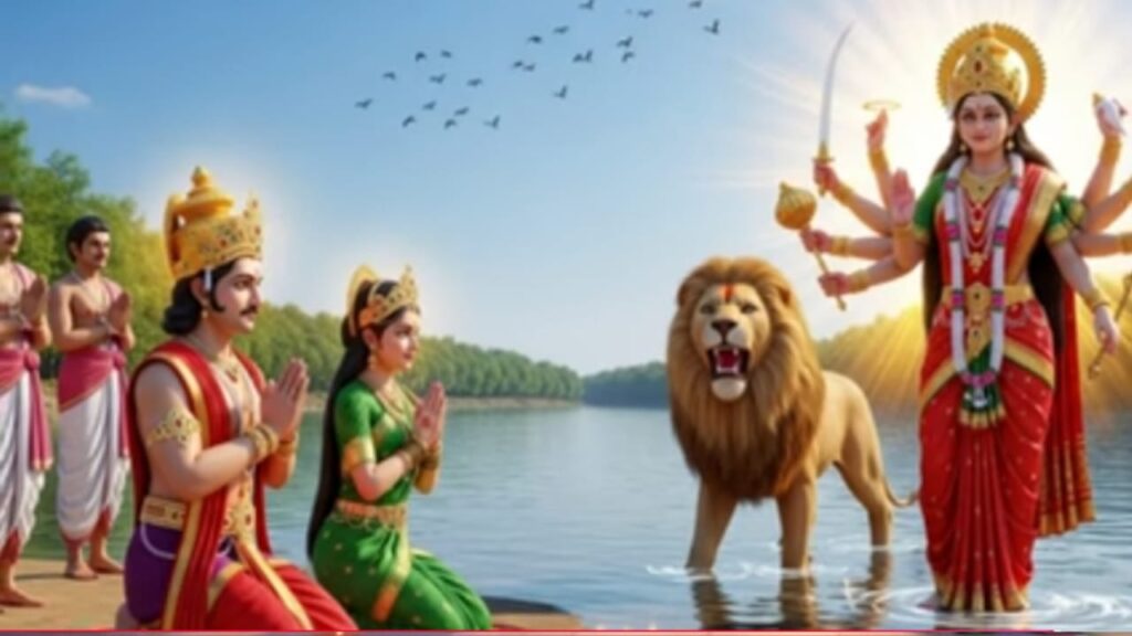 navratri wishes in hindi,नवरात्र की व्रत कथा~ नवरात्र की स्पेशल कहानी~Durga Mata Story 2025,में मां दुर्गा कैसे आएंगी?