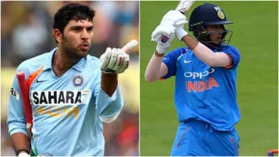 Abhishek Sharma,टी20 मैचों में 'गुरु' से आगे निकला 'चेला',गुरु युवराज सिंह को पीछे छोड़ रचा इतिहास